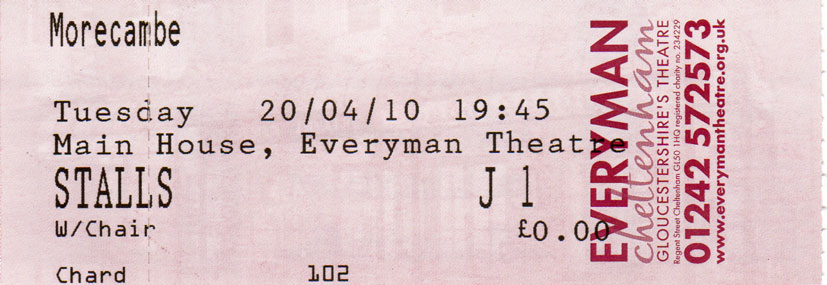 MORECAMBE Ticket